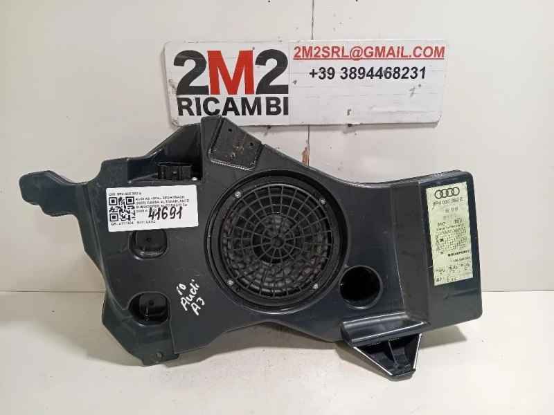 Cassa Altoparlante Subwoofer Autoradio 8P4 035 382 E Audi A3 8PA Sportback 2008