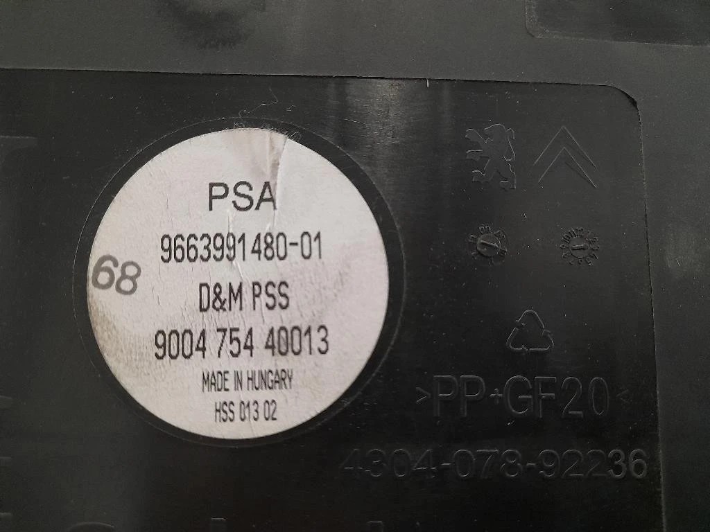 Cassa Altoparlante Subwoofer Autoradio 9663991480-01 900475440013 310413710103 Citroen DS3 2010