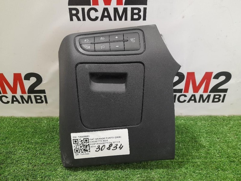 Cassetto BOX Portaoggetti 735485850 Fiat Grande Punto 2006