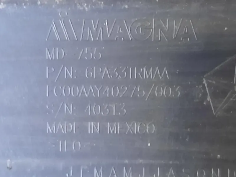 Paraurti POST 5SY37TRMAB Jeep Compass I 2007