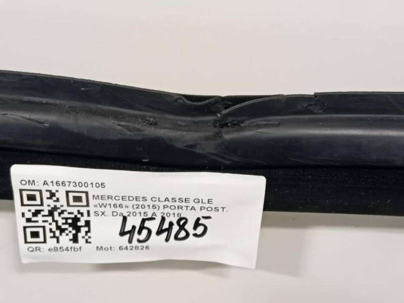 Porta POST SX A1667300105 Mercedes Classe GLE W166 2015