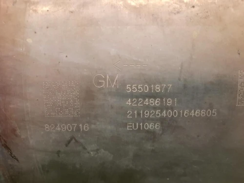 Catalizzatore 55501877 EU1066 Opel Astra K 2019