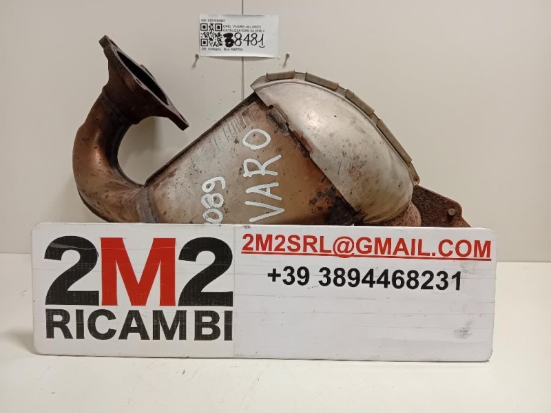 Catalizzatore 8201098887 Opel Vivaro A 2007