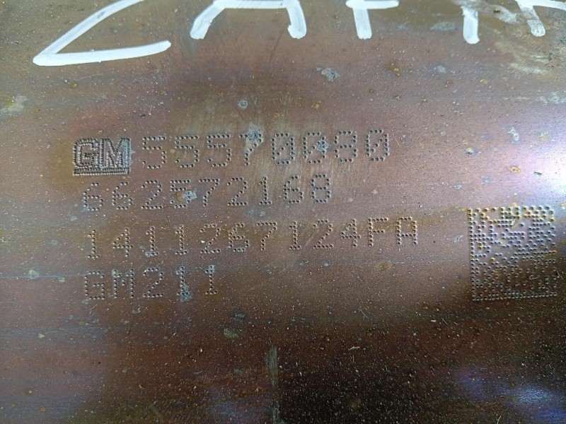 Catalizzatore 55570080 Opel Zafira C 2012