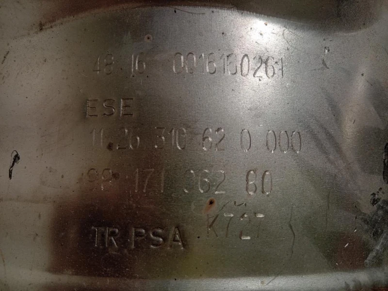 Catalizzatore 9817106280 Peugeot 3008 II 2020