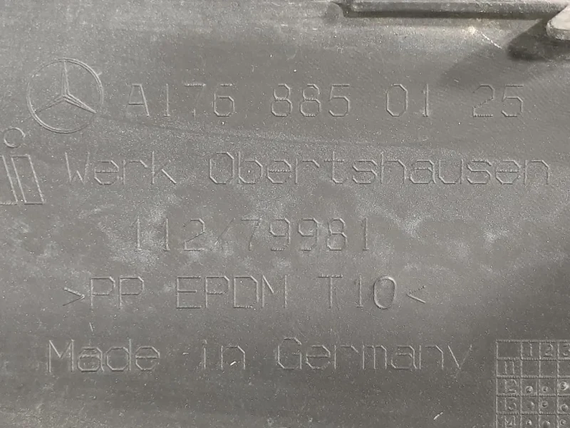 Paraurti POST A1768850125 Mercedes Classe A W176 2015