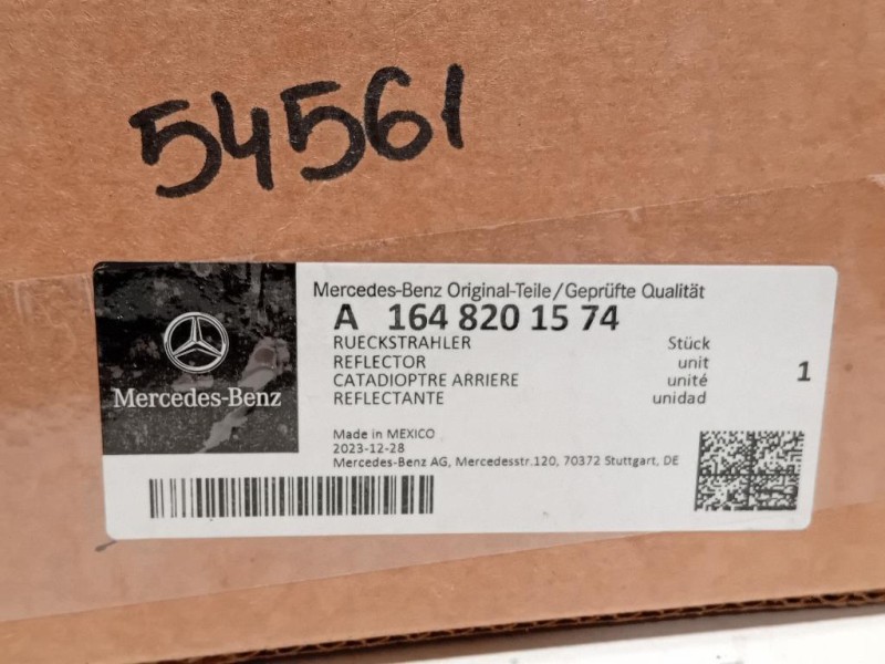 Catarifrangente Paraurti POST POST DX A1648201574 Mercedes Classe ML W164 2008