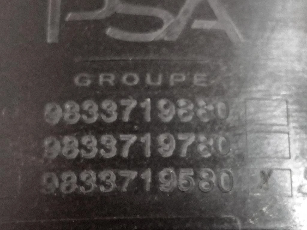 CAVO Apertura Sportello Carburante 9833719880 Opel Mokka B 2020