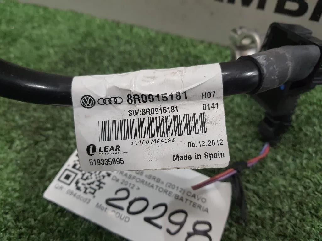 CAVO Trasformatorebatteria 8R0915181 Audi Q5 8RB 2012