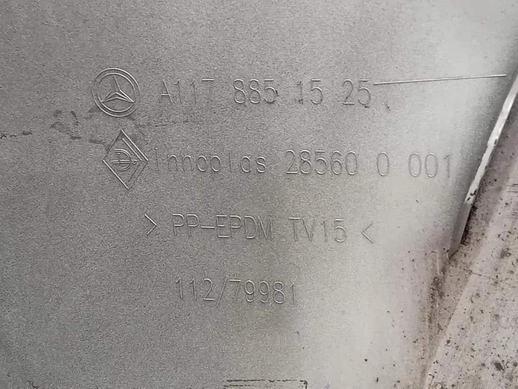 Paraurti POST A1178851525 Mercedes Classe CLA C117 2016