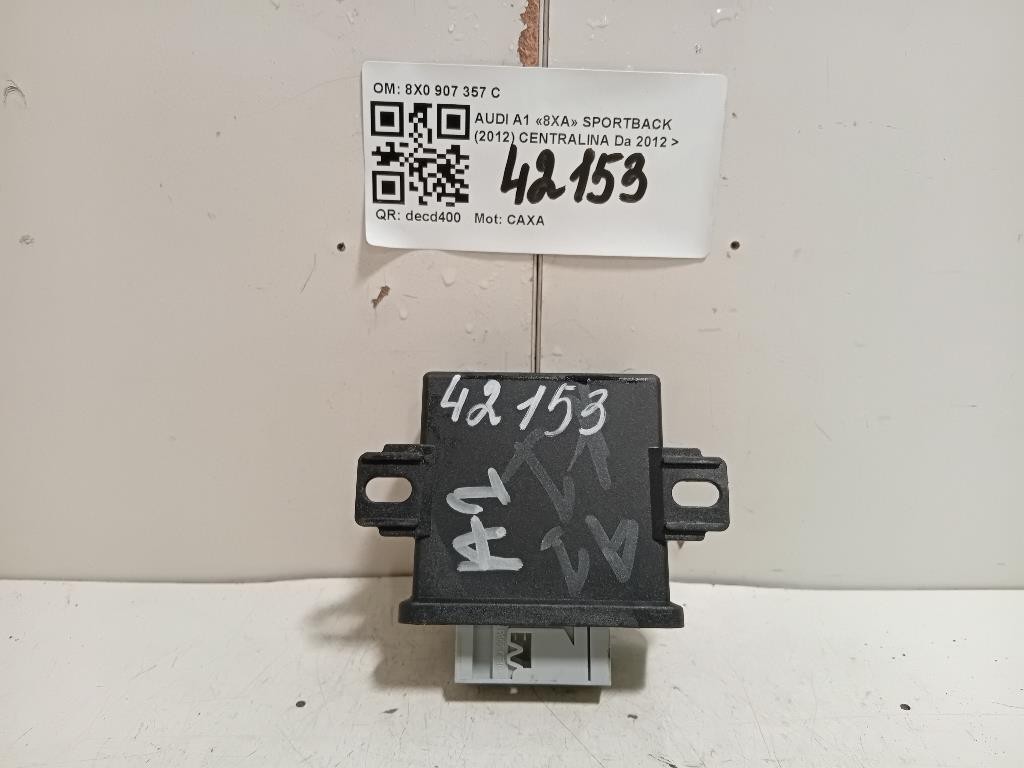 Centralina 8X0 907 357 C Audi A1 8XA Sportback 2012