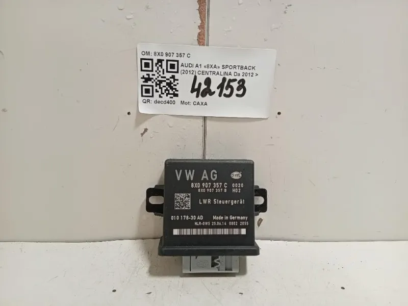 Centralina 8X0 907 357 C Audi A1 8XA Sportback 2012
