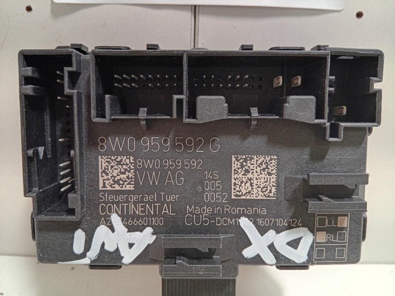 Centralina 8W0 959 592 G PORTA ANT DX Audi A4 8W5 Avant 2015