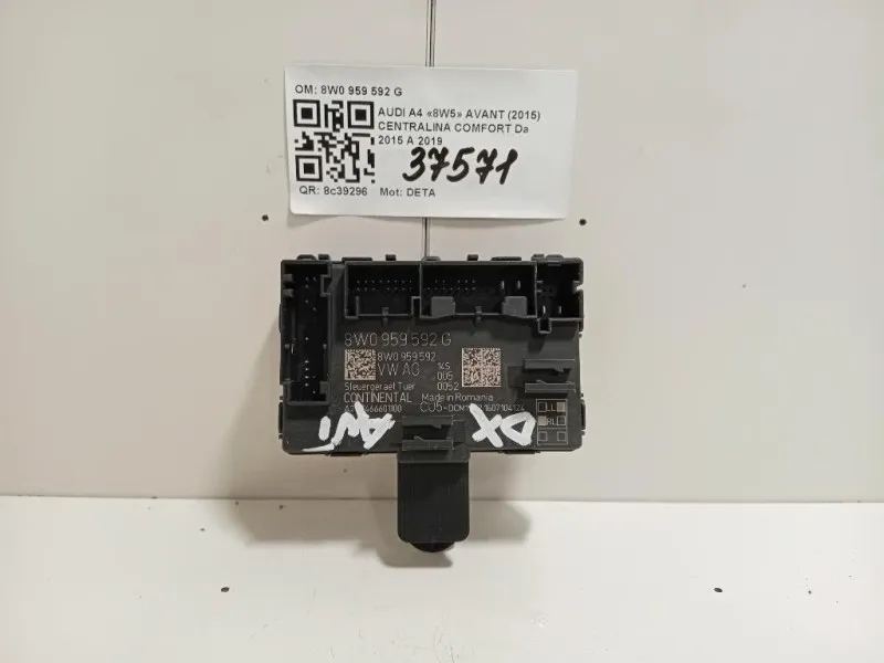 Centralina 8W0 959 592 G PORTA ANT DX Audi A4 8W5 Avant 2015