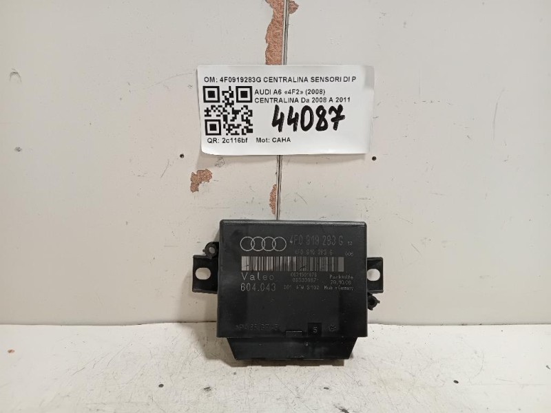 Centralina 4F0919283G CENTRALINA SENSORI DI PARCHEGGIO Audi A6 4F2 2008