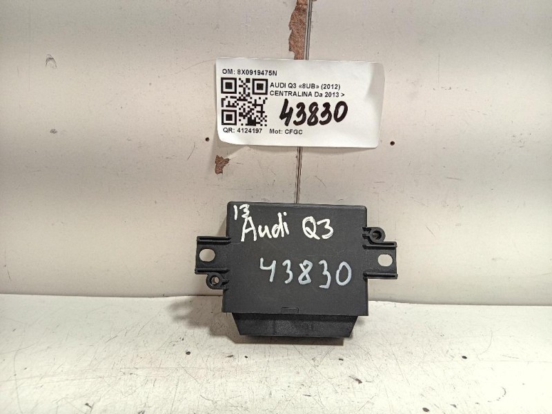 Centralina 8X0919475N Audi Q3 8UB 2012
