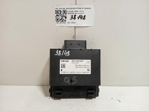 Centralina 8K0 959 CONVERTITORE DI TENSIONE Audi Q5 8RB 2012