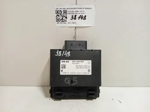 Centralina 8K0 959 CONVERTITORE DI TENSIONE Audi Q5 8RB 2012