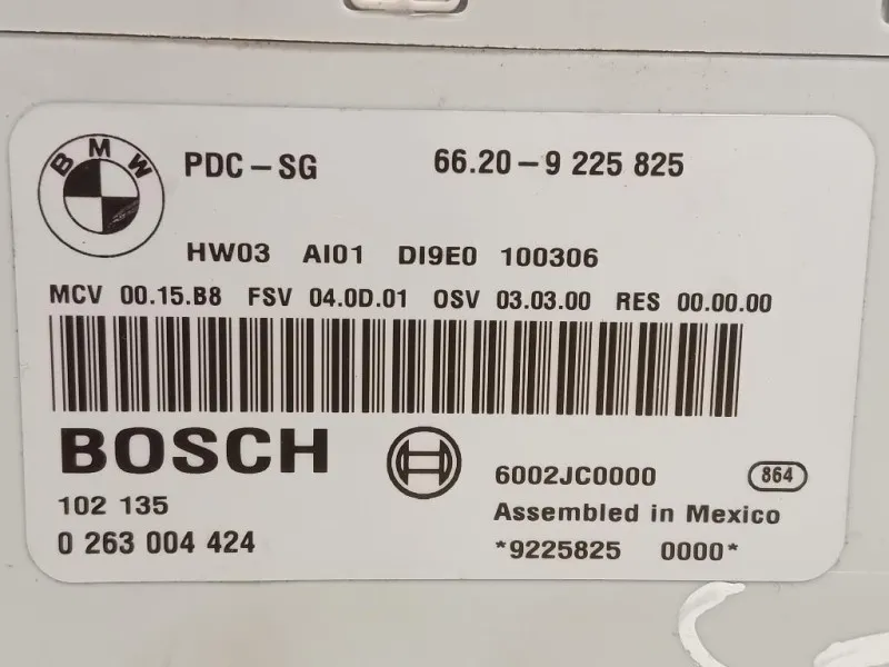 Centralina 6620-9 225 825 Bmw Serie 1 E81 Berlina 2005