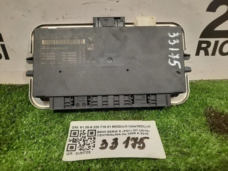 Centralina 6135-9 225 719 01 MODULO CONTROLLO LUCI Bmw Serie 5 F07 GT 2010