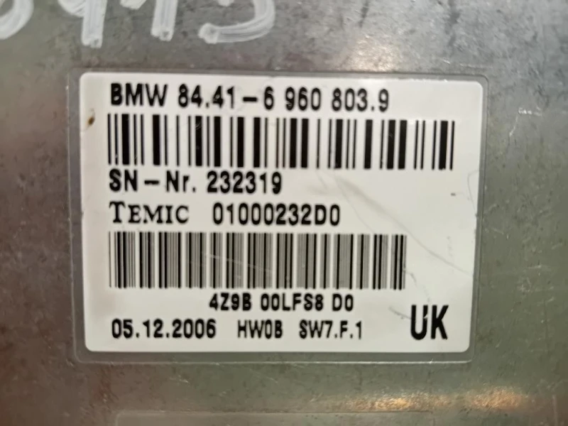 Centralina 8441-6 960 8039 Bmw Serie 7 E66 2003