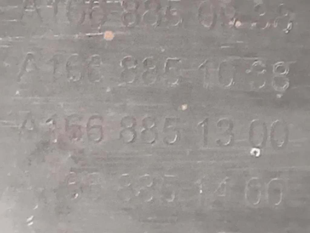 Paraurti POST A16688599259999 Mercedes Classe GLE W166 2015