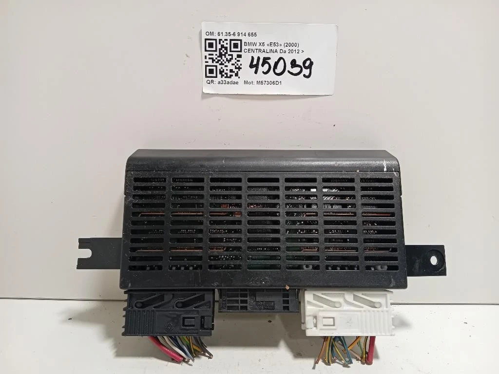 Centralina 6135-6 914 655 Bmw X5 E53 2000