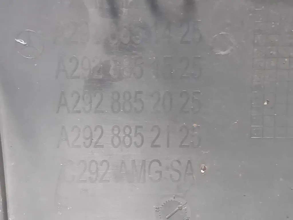 Paraurti POST A2928852025 Mercedes Classe GLE W166 2015