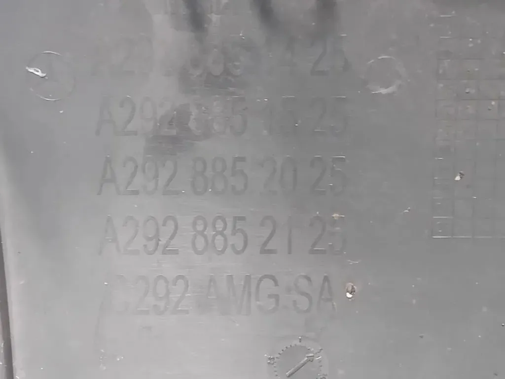 Paraurti POST A2928852025 Mercedes Classe GLE W166 2015