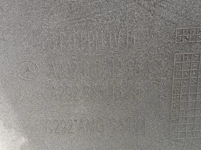 Paraurti POST A2928852025 Mercedes Classe GLE W166 2015