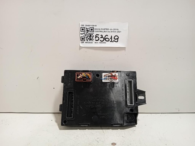 Centralina 284B11091R Dacia Duster II 2018