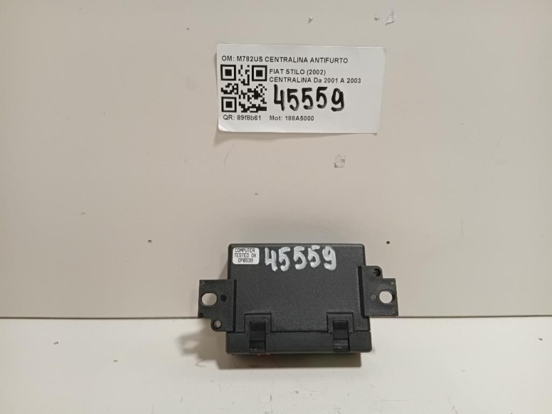 Centralina M782US CENTRALINA ANTIFURTO Fiat Stilo 2002