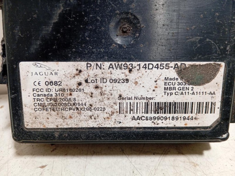 Centralina AW93-14D455-AD Jaguar XJ6 III 2003