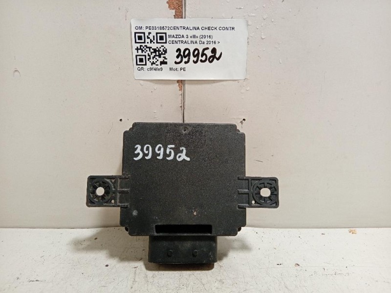 Centralina PE0318572CENTRALINA CHECK CONTROL Mazda 3 III 2016