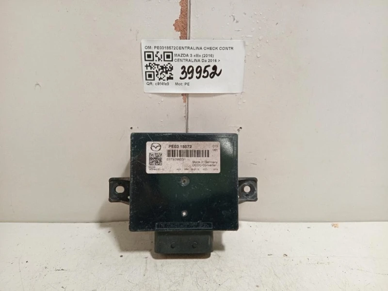 Centralina PE0318572CENTRALINA CHECK CONTROL Mazda 3 III 2016