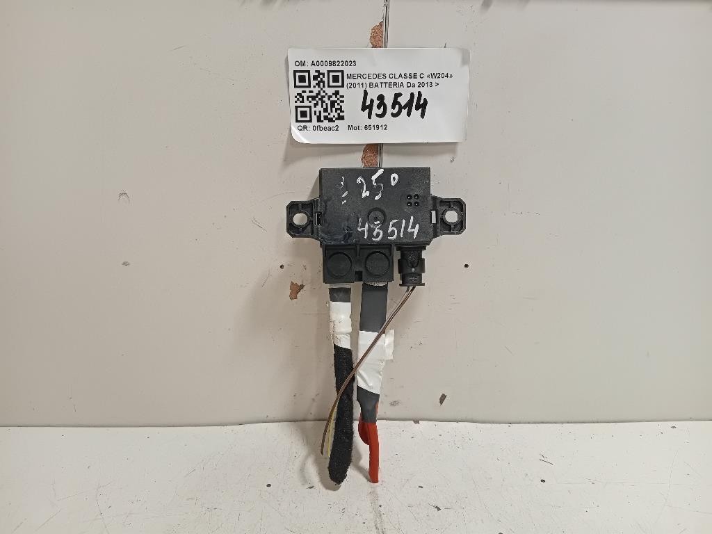Centralina A0009822023 MODULO BATTERIA RELE Mercedes Classe C W204 2011