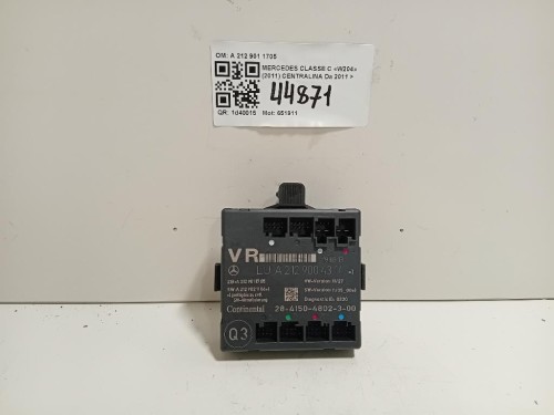 Centralina A 212 901 1705 Mercedes Classe C W204 2011