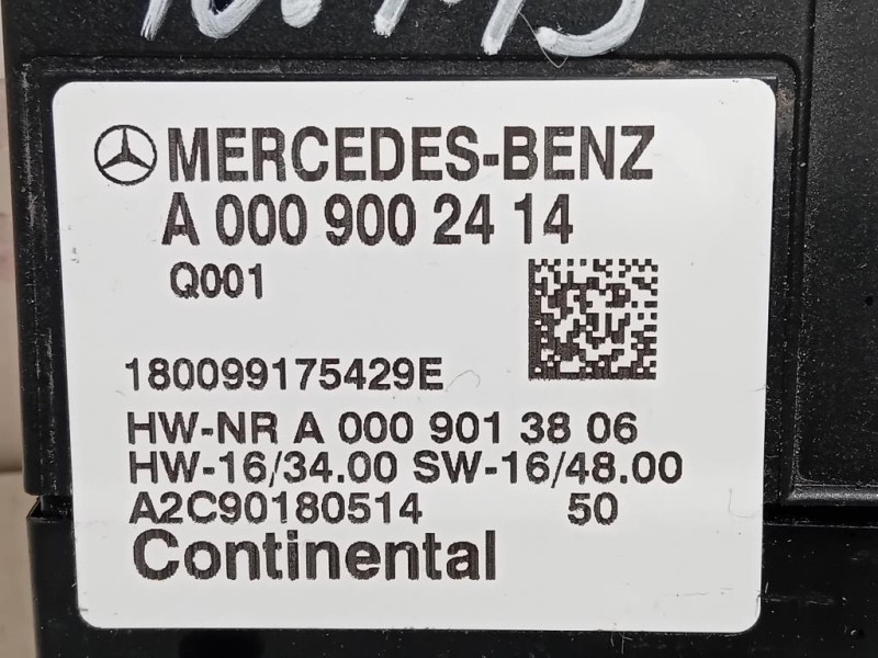 Centralina A0009002414 CENTRALINA POMPA CARBURANTE Mercedes Classe C W205 2014