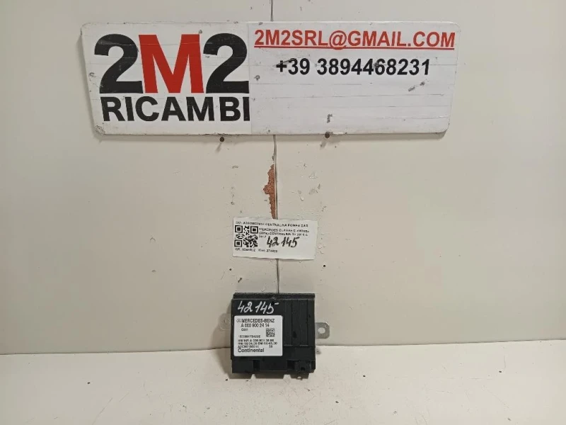 Centralina A0009002414 CENTRALINA POMPA CARBURANTE Mercedes Classe C W205 2014