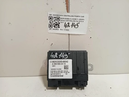 Centralina A0009002414 CENTRALINA POMPA CARBURANTE Mercedes Classe C W205 2014