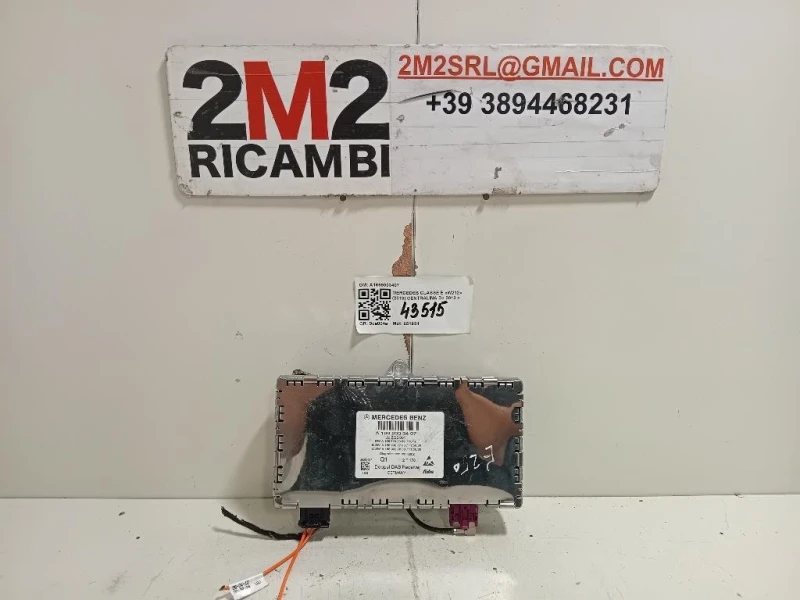 Centralina A1669003407 DAB RADIO CONTROLLO Mercedes Classe E W212 2013