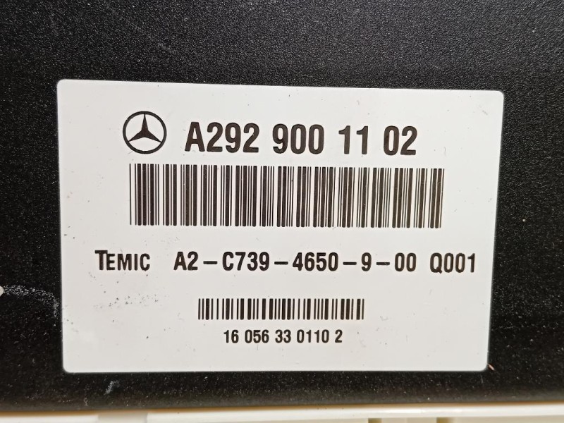 Centralina A2929001102 Mercedes Classe GLE W166 2015