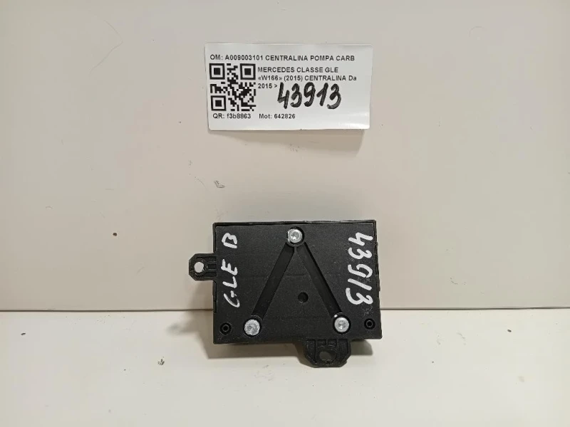 Centralina A009003101 CENTRALINA POMPA CARBURANTE Mercedes Classe GLE W166 2015
