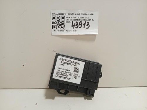 Centralina A009003101 CENTRALINA POMPA CARBURANTE Mercedes Classe GLE W166 2015