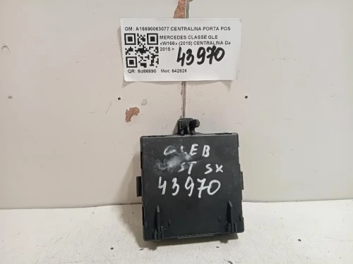 Centralina A16690063077 CENTRALINA PORTA POSTSX Mercedes Classe GLE W166 2015