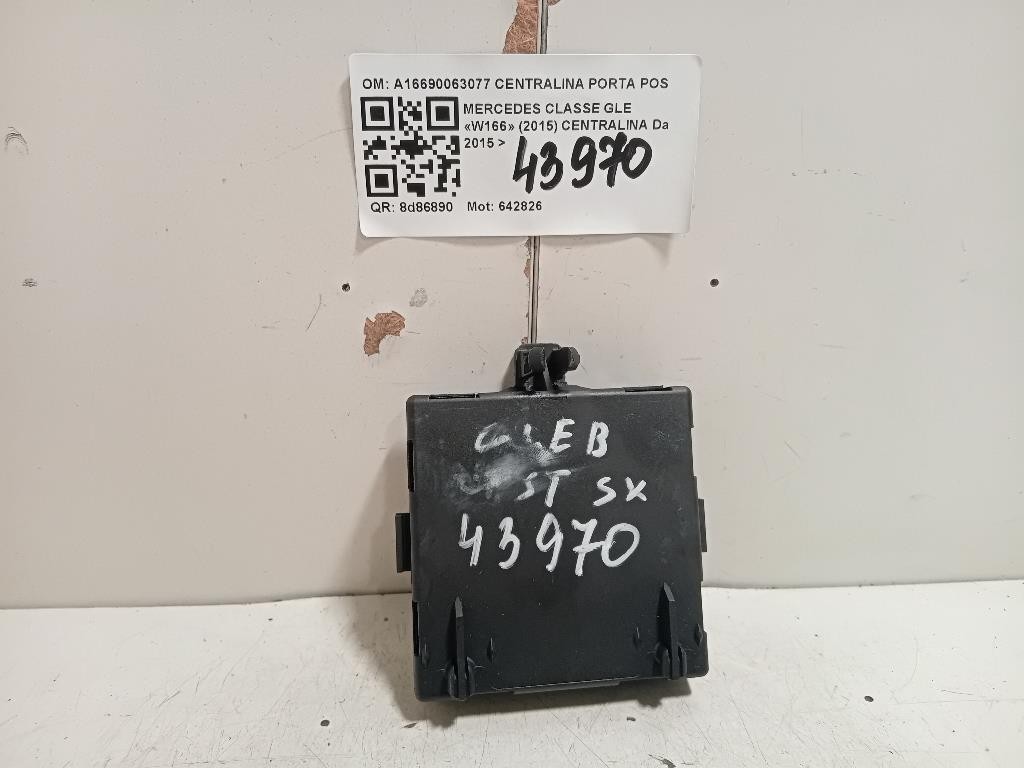 Centralina A16690063077 CENTRALINA PORTA POSTSX Mercedes Classe GLE W166 2015