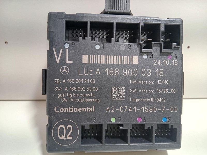 Centralina A1669000318 CENTRALINA PORTAS ANTSX Mercedes Classe GLE W166 2015