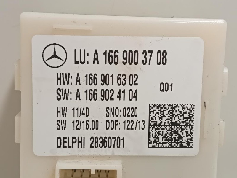 Centralina A166 900 37 08 Mercedes Classe ML W166 2012