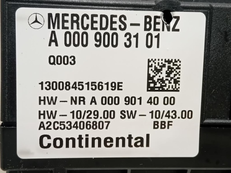 Centralina A166 830 02 54 CENTRALINA POMPA CARBURANTE Mercedes Classe ML W166 2012