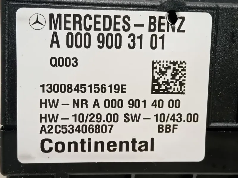 Centralina A166 830 02 54 CENTRALINA POMPA CARBURANTE Mercedes Classe ML W166 2012